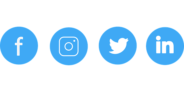 The sites social media links